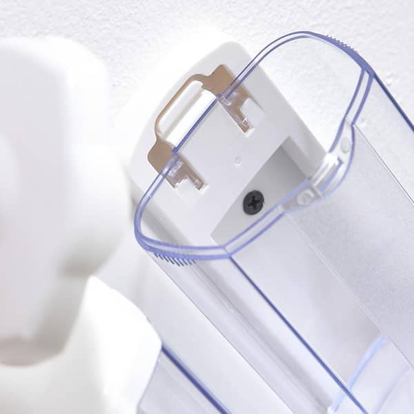 12.03 oz. Liquid Soap Dispenser in White (2 Packs)