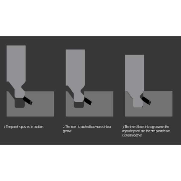 White Shaker Style Kitchen Cabinet Toe Kick (4.5 in W x 48 in H x 1 in D)