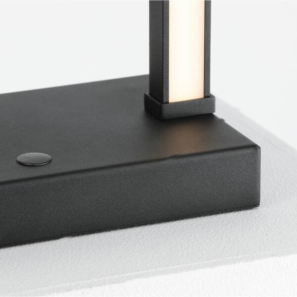 LUCĒ By Mercer Project - ARCO, 18 in. Modern LED Arched Table Lamp, 3000K, 834 Lumens, Matte Black