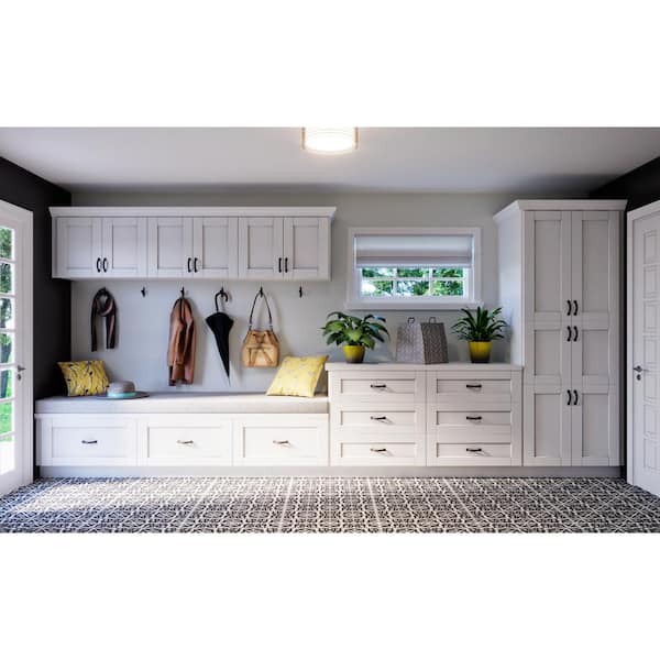 24 in. W x 14 in. D x 15 in. H Cumberland Light Gray Shaker Assembled Wall Bridge Kitchen Cabinet with Lift Up