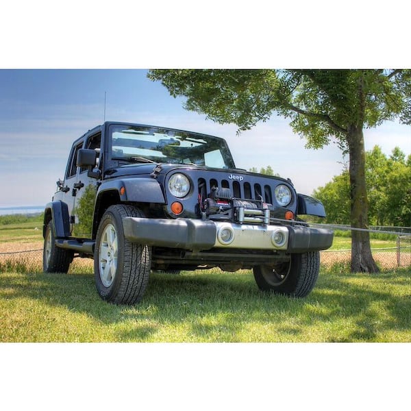 Spartan Series 12,000 lb. Capacity 12-Volt Electric Winch with 82 ft. Steel Cable