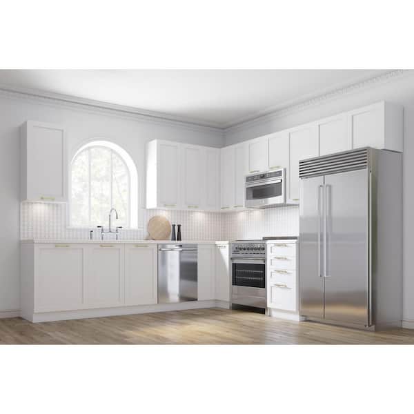 Quick Assemble Modern Style with Soft Close, White Shaker Wall Bridge Kitchen Cabinet (30 in W x 18 in H x 12 in D)