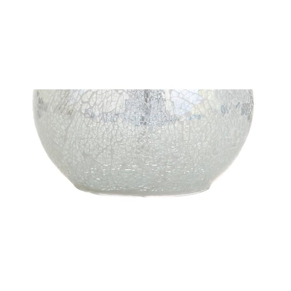 Mona 20.5 in. Mosaic White Mini Table Lamp