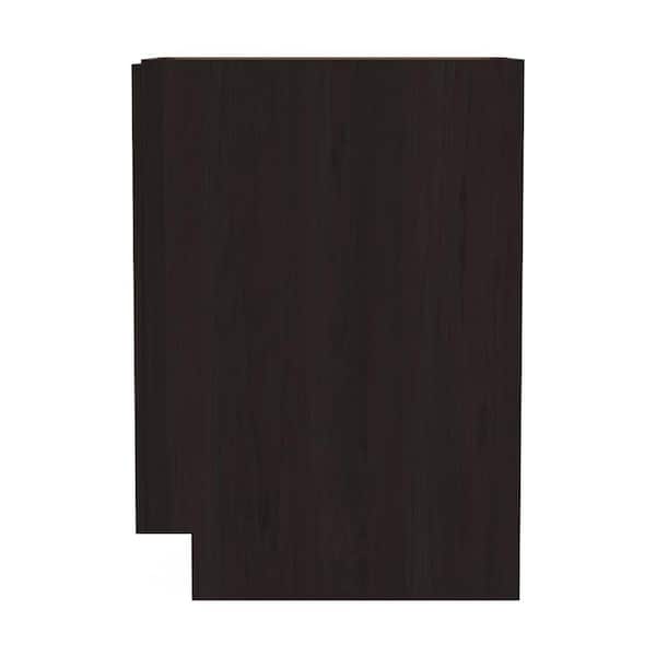 Edson Shaker Assembled 18x34.5x24.5 in. Base Cabinet with Pull Out Trash Can in Dusk