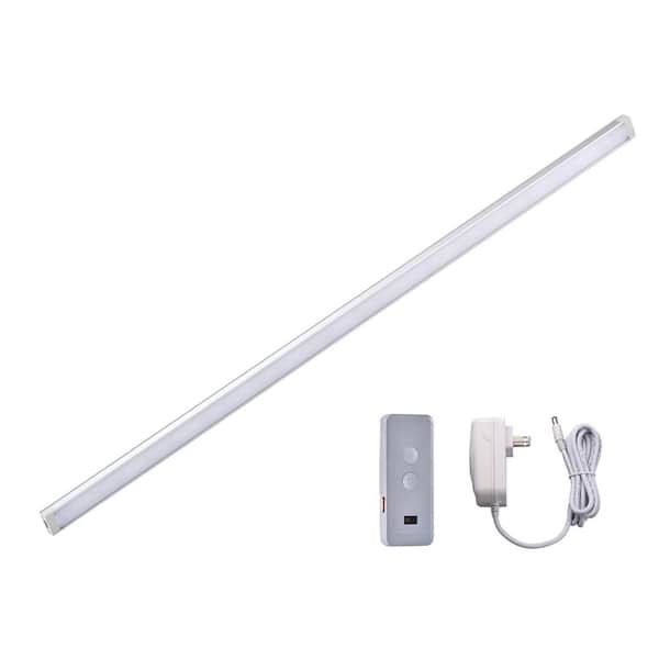 24 in. LED Voice-Enabled Smart Under Cabinet Lighting Kit, 1-Bar Adjustable White Light