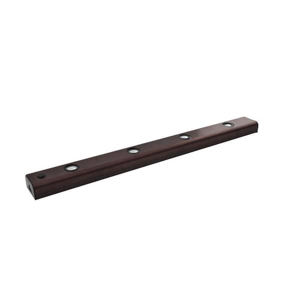 LED Bar Light Plug-In/Hardwire 20 in. Bronze Under Cabinet Light with Dimming Button
