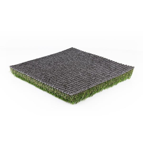 15 ft. W x Cut to Length Green and Tan Nylon Artificial Grass Turf