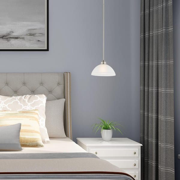 Somerset 1 Light Brushed Nickel Pendant