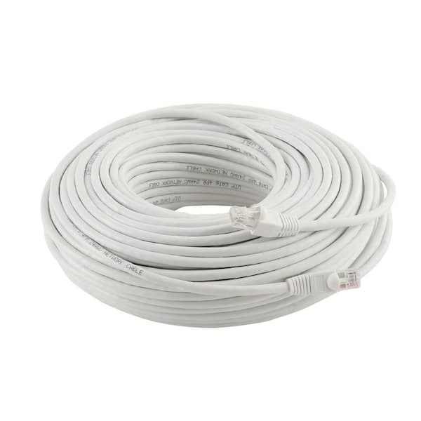 100 ft. CAT6 Ethernet Cable in White