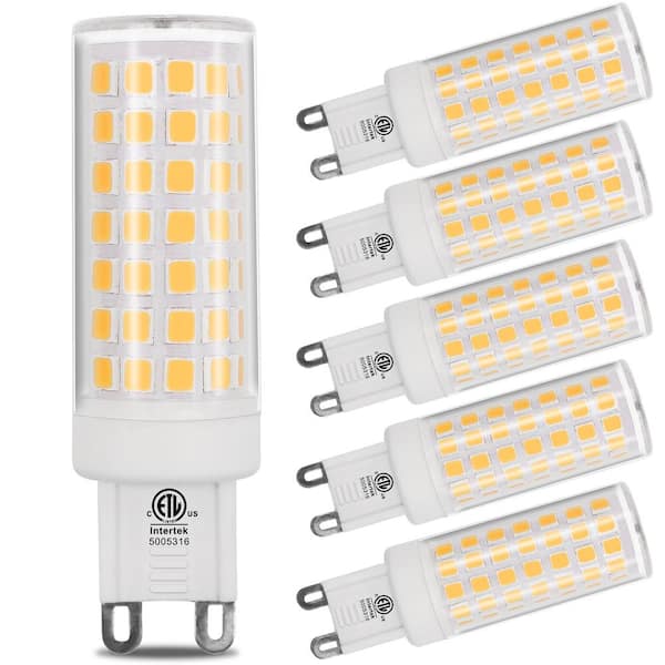 3000K 40-Watt Equivalent G9 Dimmable LED Light Bulb (Set of 6)