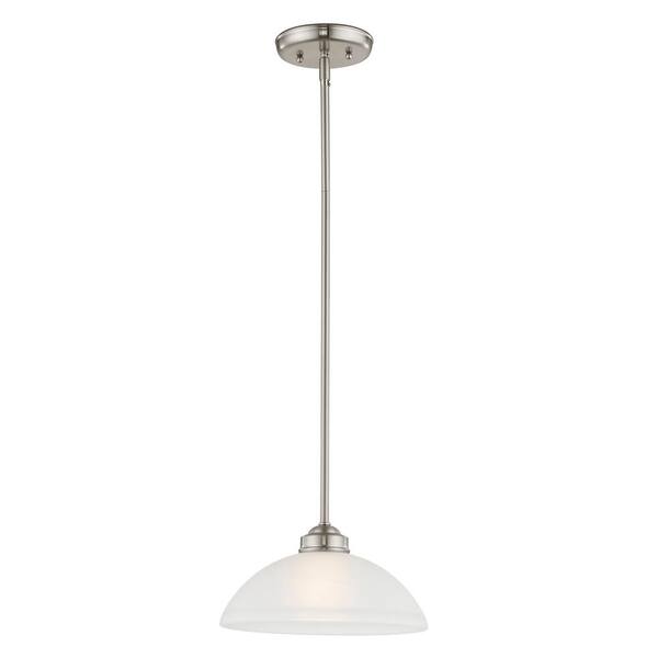 Somerset 1 Light Brushed Nickel Pendant
