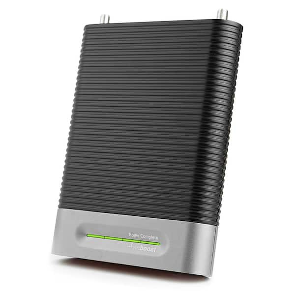 Installed Home Complete Cellular Phone Signal Booster, White