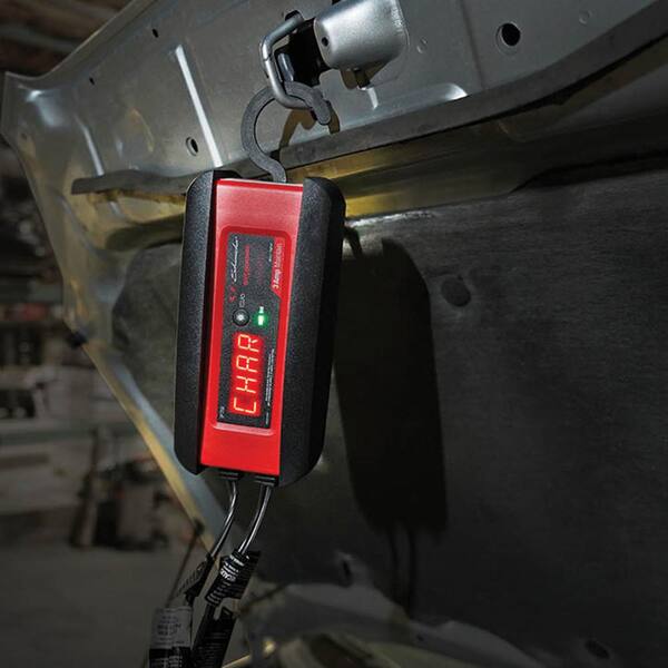 Automotive 6-Volt/12-Volt 3-Amp Fully Automatic Battery Charger and Maintainer