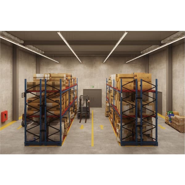 32-Watt 2-Light White 4 ft. Fluorescent Strip Light