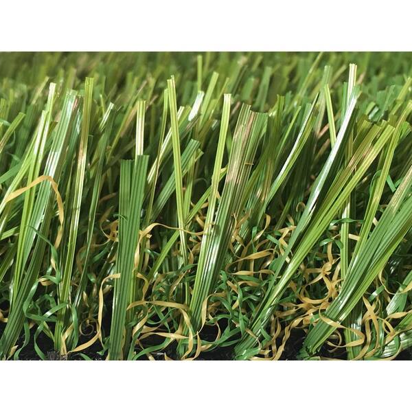 3D-W Premium 65 Fescue 15 ft. Wide x Cut to Length Green Artificial Grass Carpet