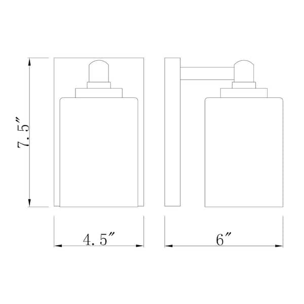 Soledad 1-Light Brushed Gold Wall Sconce