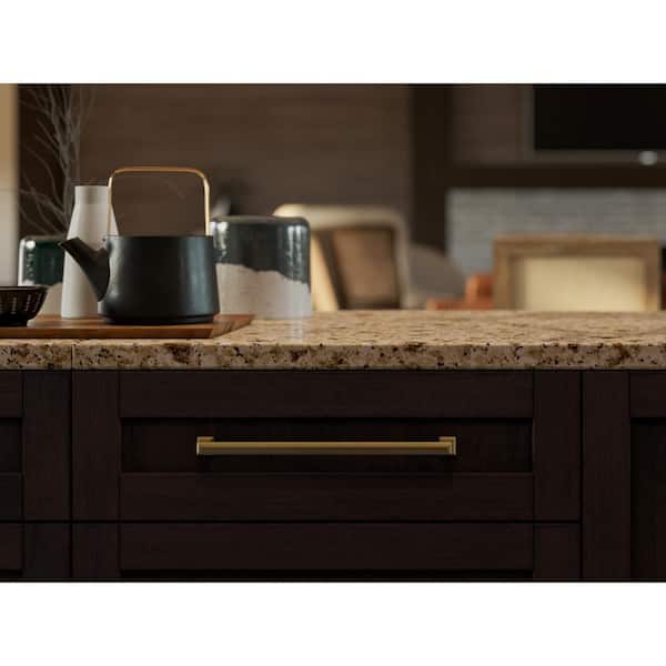 4 ft. Solid Surface Countertop in Gold Sand Granite