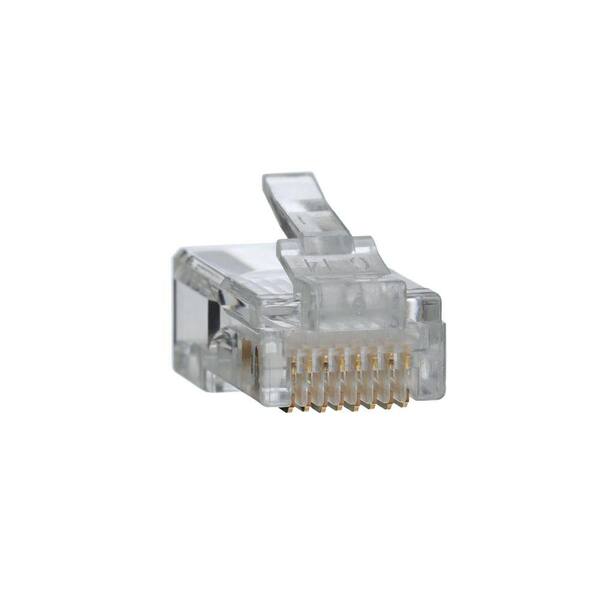 Modular Data Plugs RJ45, CAT5e, 100-Pack