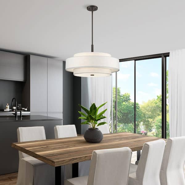 Somerhill 5 Light English Bronze Pendant