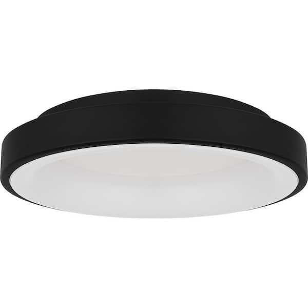 Stanton 13 in. Brushed Nickel Integrated LED Flush Mount