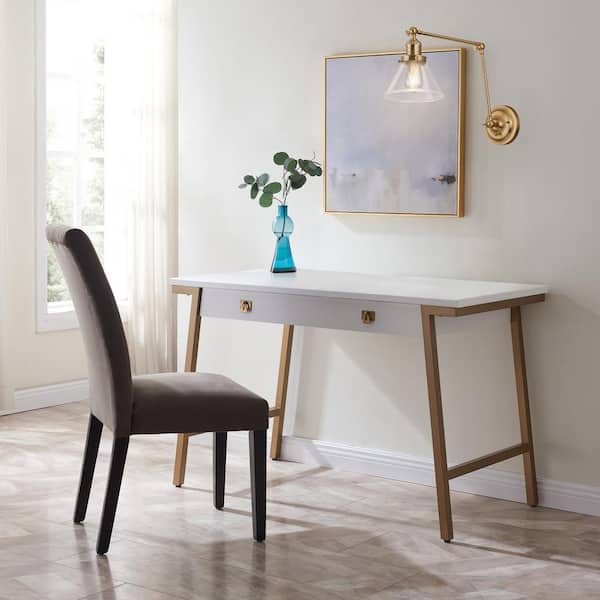 Augustin Wall Mount Sconce in Satin Gold