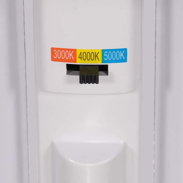 48 in. x 10 in. 4200 Lumens Light Oak Wood End Caps Integrated LED Panel Light 3000K 4000K 5000K Dimmable