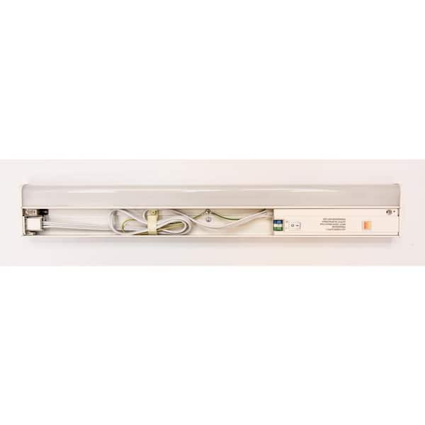 Direct Wire Aluminum 24 in. LED White CCT Changing Under Cabinet Light