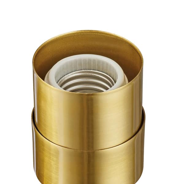 4.72 in. 1-light Antique Brass Globe Bathroom Vanity Wall Sconce(Set of 2)