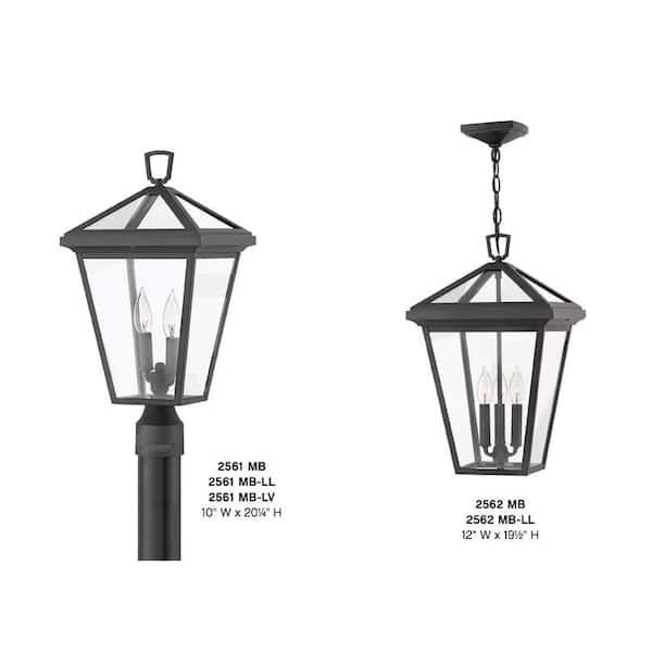 Alford Place Large Museum Black Outdoor Hanging Lantern