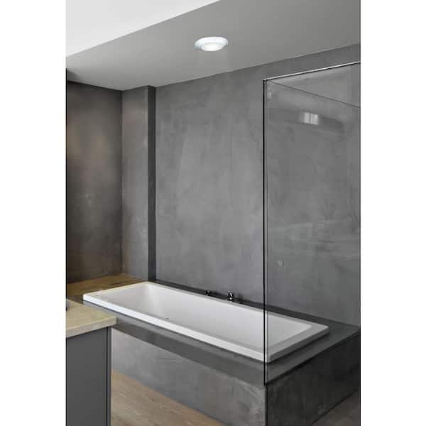 15-Watt Chrome Indoor/Outdoor Integrated LED Flush Mount