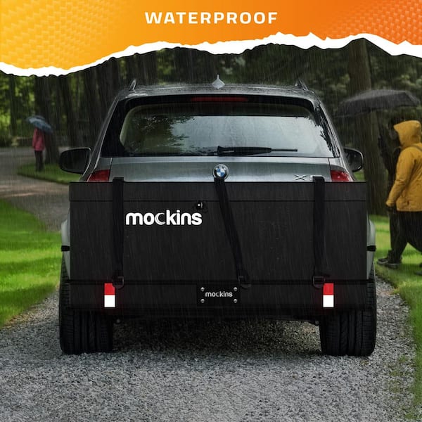 500 lb. Capacity Hitch Mount Cargo Carrier Basket with 16 cu. ft. Cargo Bag, Straps, Net, Folding Shank and 2 in. Raise