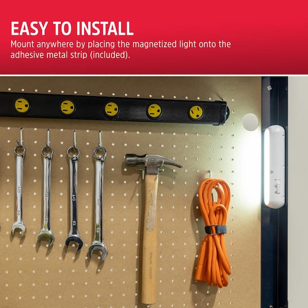 Battery Operated Mini LED Under Cabinet Lights with Remote (2-Pack)