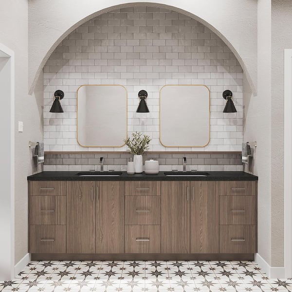 Designer Series Edgeley Assembled 36x36x12 in. Wall Kitchen Cabinet in Driftwood