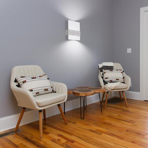 Nikita 8.86 in. W x 11.42 in. H 1-Light Matte Nickel Wall Sconce with White Glass Shade