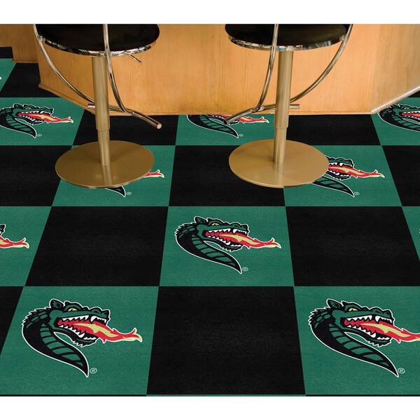 UAB Blazers Team Green Residential 18 in. x 18 in. Peel and Stick Carpet Tile (20 Tiles/Case) (45 sq. ft.)