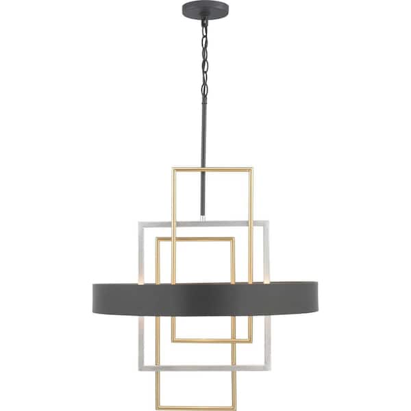 Adagio Collection 6-Light Black Pendant