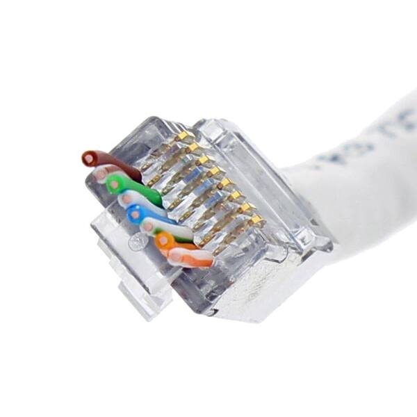 Shielded Feed-Thru CAT6A/6/5e Modular Plugs, 25/Card