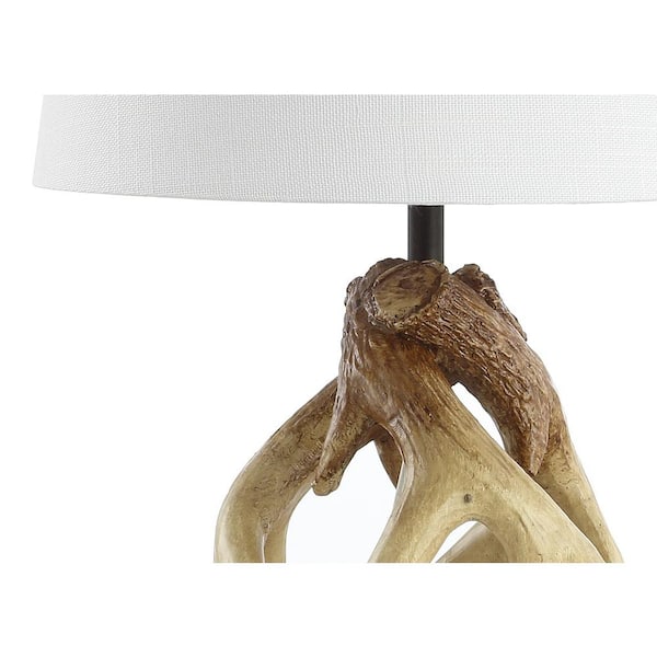Vermont 19 in. Natural Antler Resin LED Table Lamp