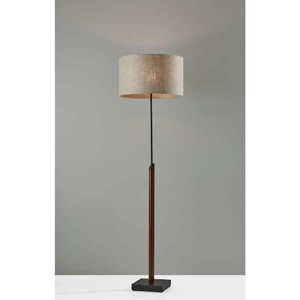 Ethan 63 in. Black Floor Lamp