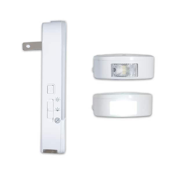 4-In-1 Rechargeable Power Failure LED Night Light (3-Pack)
