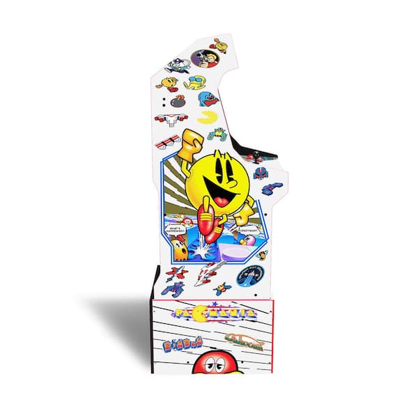 PacMan Customizable Arcade Featuring Pac-Mania 100 Bonus Stickers