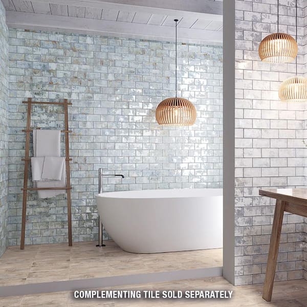 Biarritz Blue 3 in. x 6 in. Ceramic Wall Tile (5.72 sq. ft./Case)