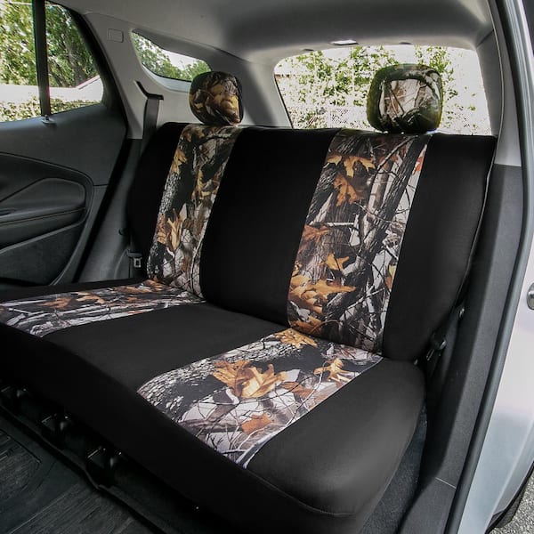 Buck59 47 in. x 1 in. x 23 in. Hunting Inspired Print Trim Seat Covers - Combo Full Set
