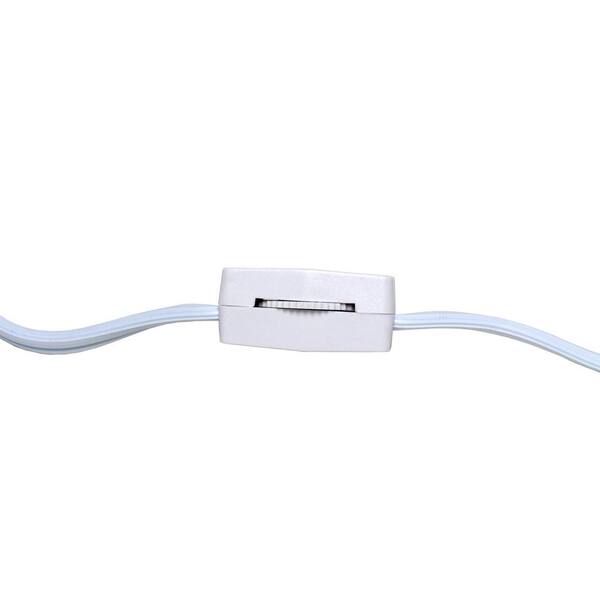 16 .5 in. Off White Ceramic Hourglass Table Lamp