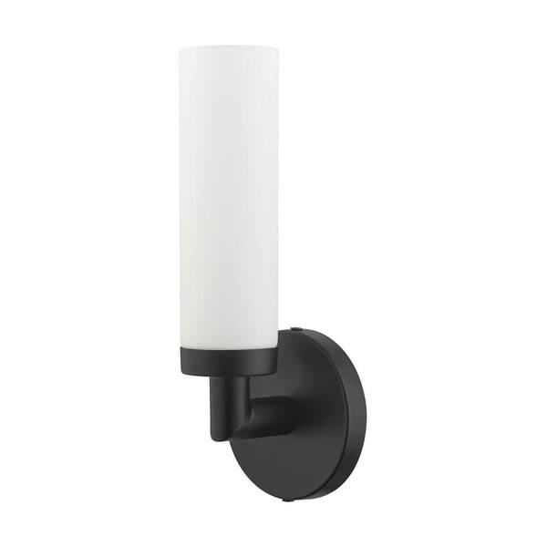 Aspen 1 Light Black ADA Single Sconce