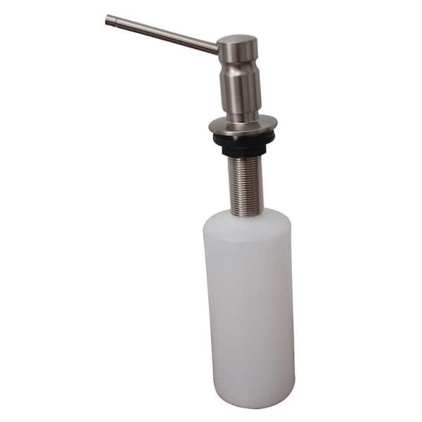 Solid Brass Soap/Lotion Dispenser in Brushed Nickel