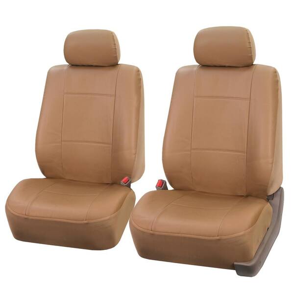 PU Leather 47 in. x 23 in. x 1 in. Full Set Seat Covers