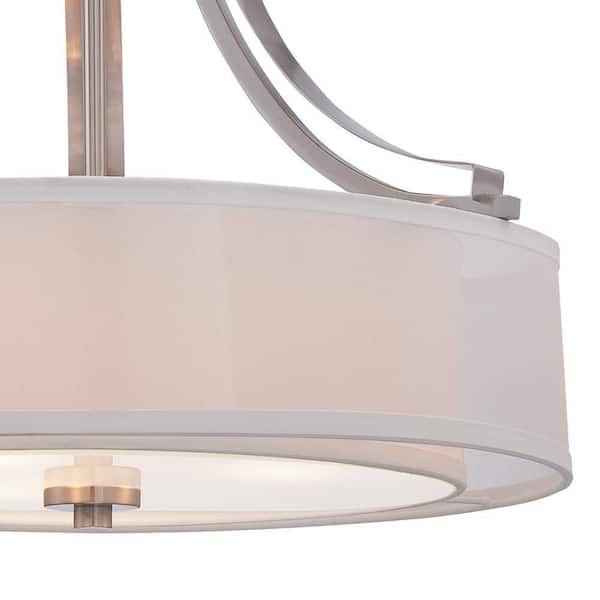 Parsons Studio 3-Light Brushed Nickel Pendant