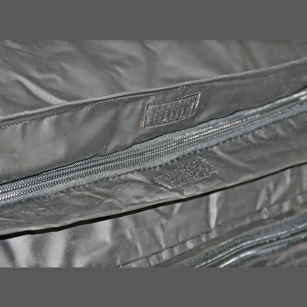 48 in. Waterproof Hitch Cargo Carrier Rack Bag with Expandable Height