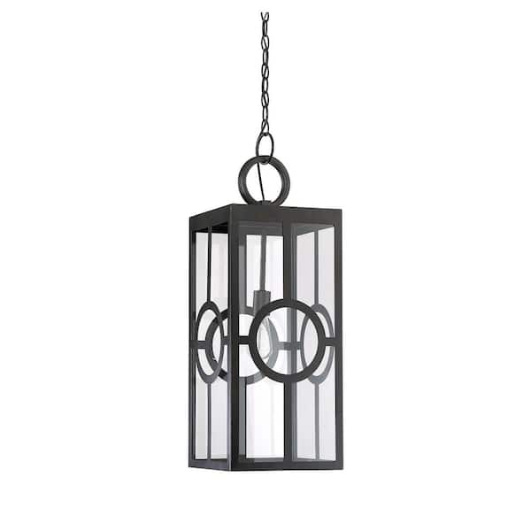 Lauren 1-Light Outdoor Hanging Lantern in English Bronze